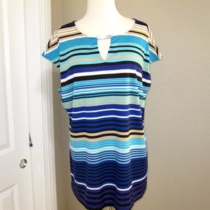 Liz Claiborne Multi Color Blouse